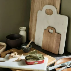 Olina Chopping Board Marble, 14x17 cm