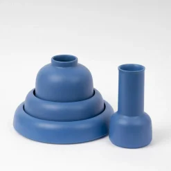 Omar Vase 22 cm, Electric Blue