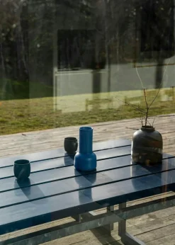 Omar Vase 22 cm, Electric Blue