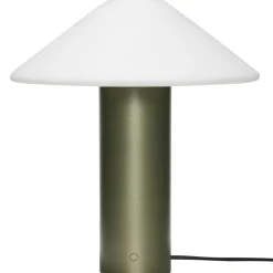 Orbit Table Lamp Dark Green/White