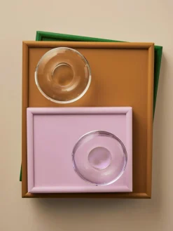 Orion Candle Holder, Clear