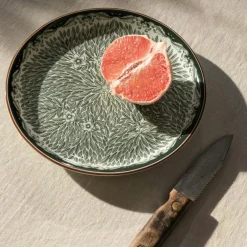 Ostindia Floris Plate 20 cm, Green