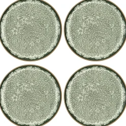 Ostindia Floris Plate 20 cm 4-pack, Green