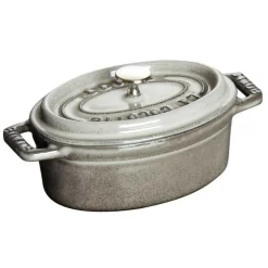 Oval Casserole in Cast Iron 6,7 L, Graphite
