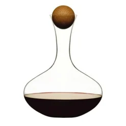 Oval Oak Wine/water carafe with oak stopper