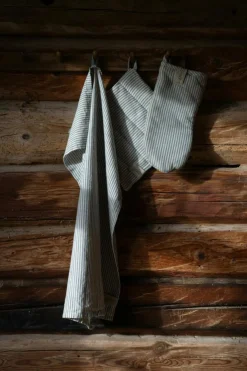 Oven Glove Stripes, Beige/Cola