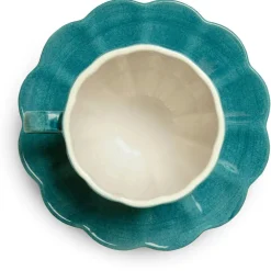 Oyster Cup With Saucer 25 cl, Sand