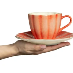 Oyster Cup With Saucer 25 cl, Sand