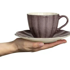 Oyster Cup With Saucer 25 cl, Sand