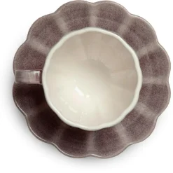 Oyster Cup With Saucer 25 cl, Sand