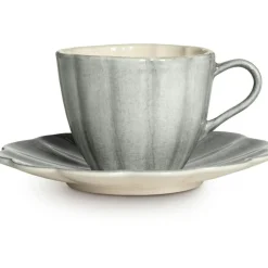 Oyster Cup With Saucer 25 cl, Sand