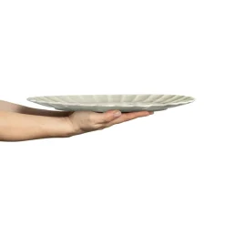 Oyster Dish 35x30 cm, Plum