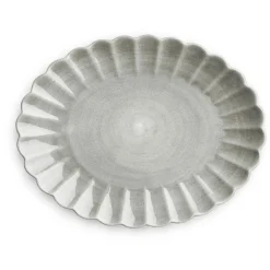 Oyster Dish 35x30 cm, Plum