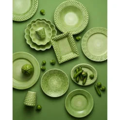 Oyster Plate, Orange, 20 cm