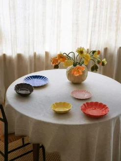 Oyster Plate, Orange, 20 cm