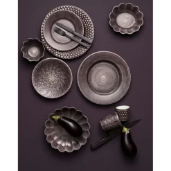 Oyster Plate, Orange, 20 cm