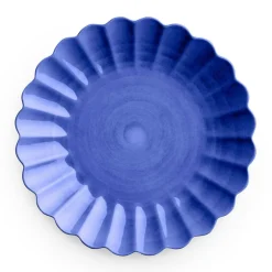 Oyster Plate, Yellow, 28 cm