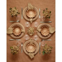 Oyster Plate, Yellow, 28 cm