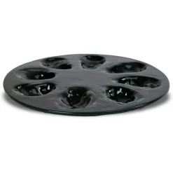 Oyster Serving Dish 27 cm, Grey