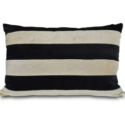 Pathi Pillow Black / Beige, 45x45 cm