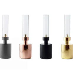 Patina Oil Lamp Mini, Copper