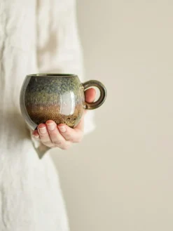 Paula Cup Stoneware, Brown