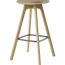 Pauline Bar Stool 65 cm, Oiled Oak / Hallingdal Grey
