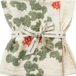 Pelargonium Muslin Blanket, 2-pack 60x60 cm