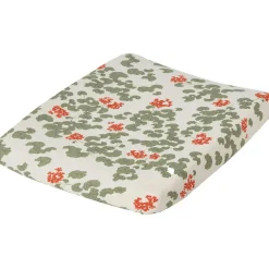 Pelargonium Muslin Changing Mat Cover, 50x70 cm