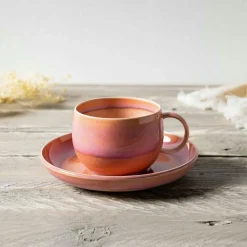 Perlemor Coffee Saucer, Sand