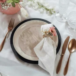 Perlemor Plate 27 cm, Sand