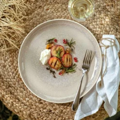 Perlemor Plate 27 cm, Sand