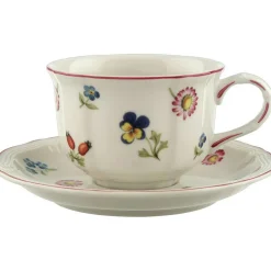 Petite Fleur Teacup With Saucer