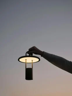 Pier Led Lamp Portable 25 cm, Black