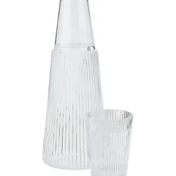 Pilastro Carafe With Drinking Glass