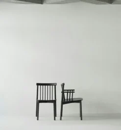 Pind Armchair, Black Stained Ash