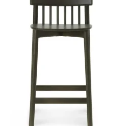Pind Bar Stool 75 cm, Black Stained Ash