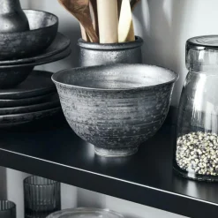 Pion Salad Bowl 19,5 cm, Black / Brown