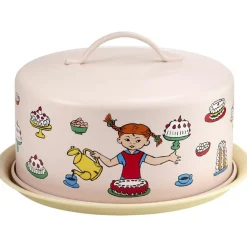 Pippi's Birthday Cake Plate With Dome