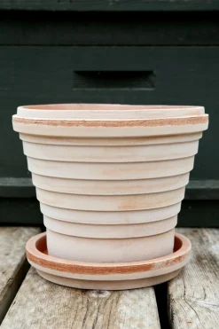 Planet Pot With Saucer Pink Ø25 cm