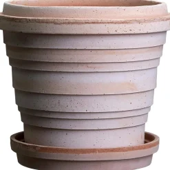 Planet Pot With Saucer Pink Ø25 cm