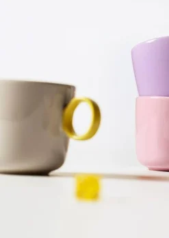 Play Mug 35 cl, Beige / Yellow