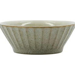Pleat Bowl 8 cm, Grey Brown