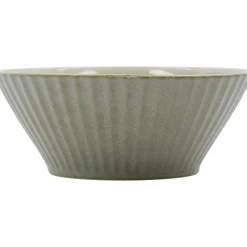 Pleat Bowl 15 cm, Grey Brown
