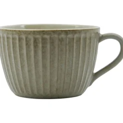 Pleat Mug 34 cl, Grey Brown