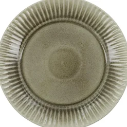 Pleat Plate 27 cm, Grey Brown