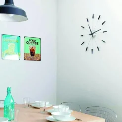 Plug Inn Wall Clock, Bronze