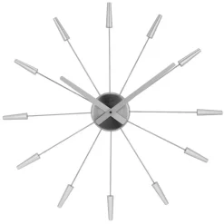 Plug Inn Wall Clock, Bronze