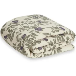 Plum Muslin Filled Blanket 100x140 cm