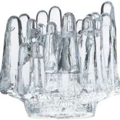 Polar Candle Holder 8,6 cm, Clear